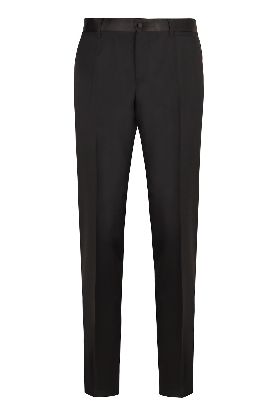 Wool blend trousers