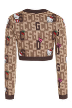 Load image into Gallery viewer, GCDS x Hello Kitty - Wool-blend crew-neck sweater
