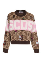 Load image into Gallery viewer, GCDS x Hello Kitty - Wool-blend crew-neck sweater

