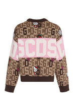Load image into Gallery viewer, GCDS x Hello Kitty - Wool-blend crew-neck sweater
