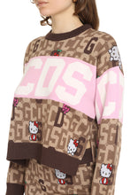 Load image into Gallery viewer, GCDS x Hello Kitty - Wool-blend crew-neck sweater
