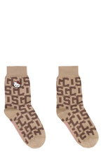 Load image into Gallery viewer, GCDS x Hello Kitty - Jacquard logo cotton blend socks
