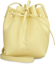 Load image into Gallery viewer, Bucket leather mini crossbody bag
