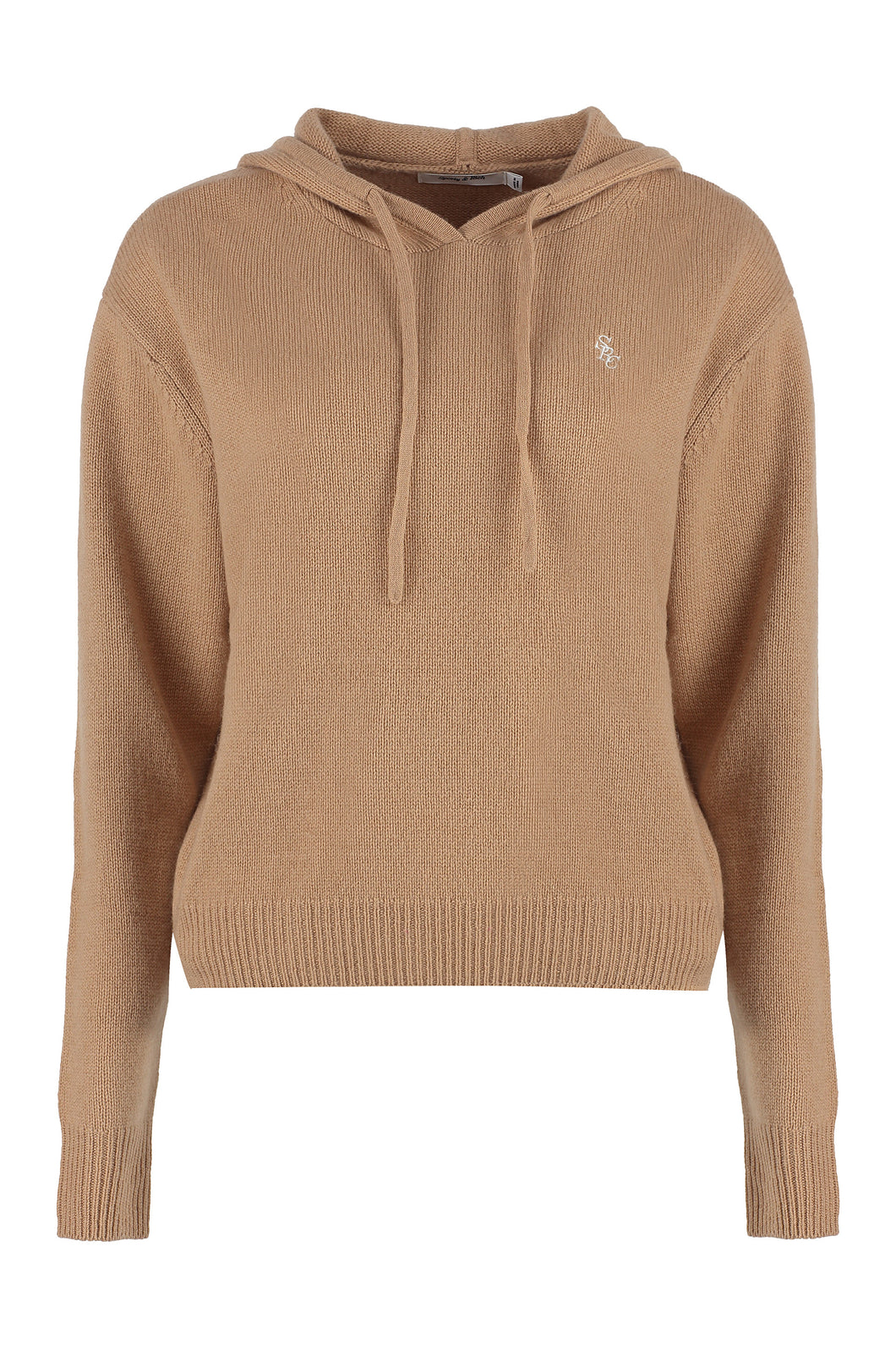 Knitted hoodie