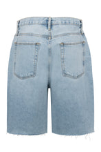 Load image into Gallery viewer, High Rise denim bermuda shorts
