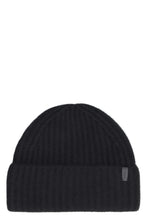 Load image into Gallery viewer, Ribbed knit wool beanie hat
