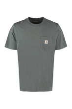 Load image into Gallery viewer, Chest pocket cotton T-shirt
