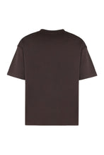 Load image into Gallery viewer, Round neck slogan T-shirt in cotton
