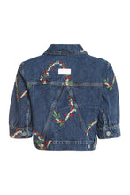 Load image into Gallery viewer, Embroidered denim jacket
