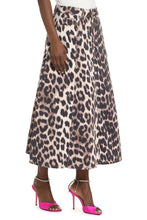 Load image into Gallery viewer, Printed denim skirt

