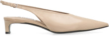 Load image into Gallery viewer, Leather slingback pumps
