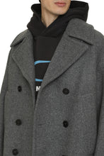 Load image into Gallery viewer, Double-breasted wool coat
