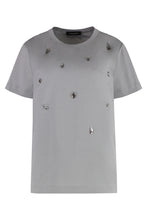 Load image into Gallery viewer, Cotton crew-neck T-shirt
