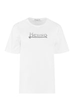 Load image into Gallery viewer, T-shirt with rhinestones logo
