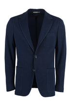 Load image into Gallery viewer, Single-breasted knit blazer
