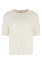 Load image into Gallery viewer, Cotton short sleeve sweater
