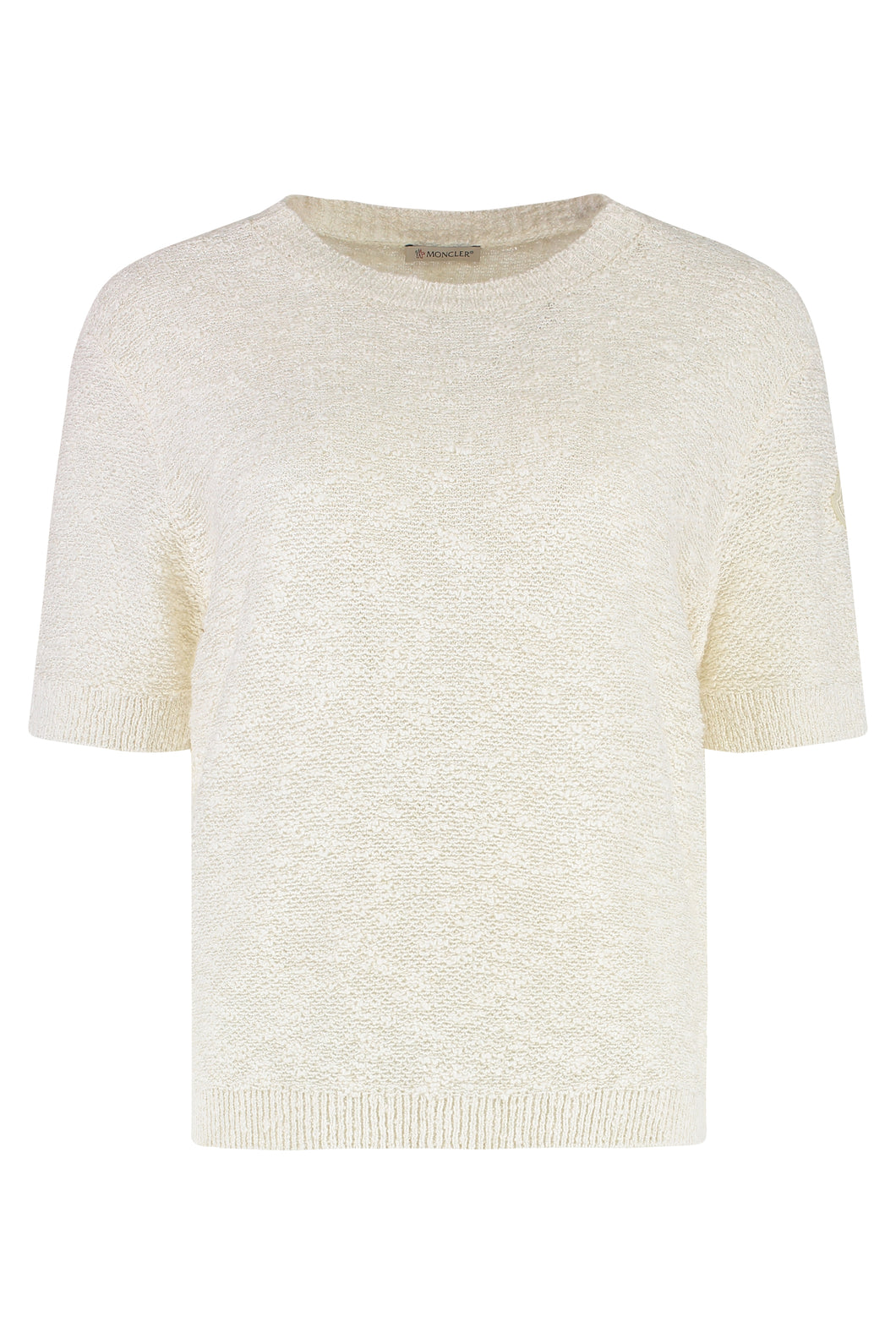 Cotton short sleeve sweater