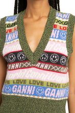 Load image into Gallery viewer, Knitted V-neck vest

