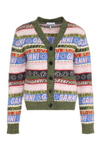 Load image into Gallery viewer, Jacquard knit cardigan
