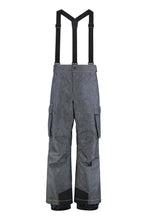 Load image into Gallery viewer, Ski bib overall padded in denim
