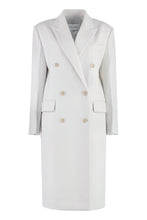 Load image into Gallery viewer, Double-breasted wool coat
