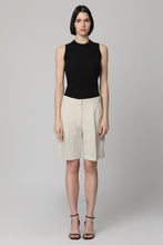 Load image into Gallery viewer, Cotton and linen bermuda-shorts
