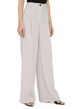 Load image into Gallery viewer, Twill wide-leg trousers
