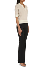 Load image into Gallery viewer, Contrast trim knitted polo shirt
