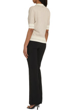 Load image into Gallery viewer, Contrast trim knitted polo shirt
