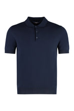 Load image into Gallery viewer, Pleyne knitted cotton polo shirt
