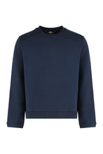 Load image into Gallery viewer, Sweater with a round neck Perruel in cotton and cashmere.
