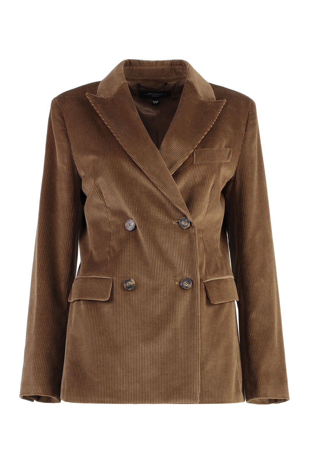 Katanga double-breasted corduroy jacket