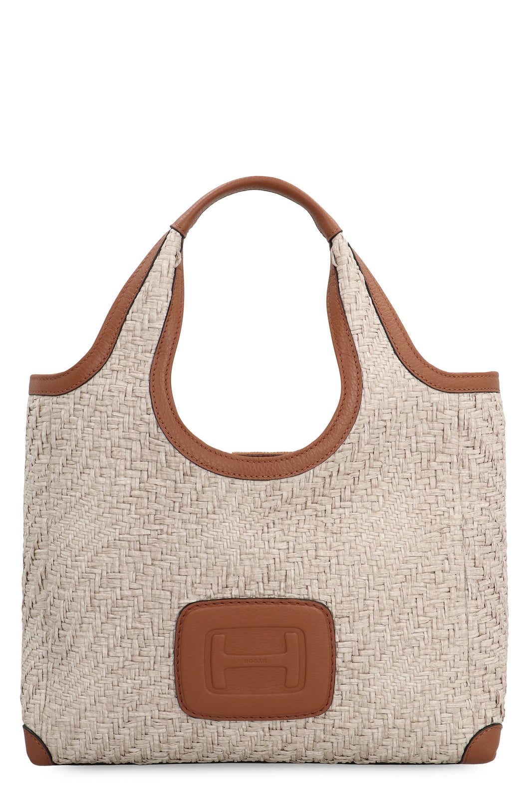 Hogan H-Bag Raffia tote bag