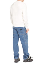 Load image into Gallery viewer, Embroidered logo crew-neck sweatshirt
