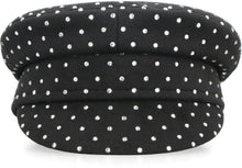 Load image into Gallery viewer, Baker Boy crystal-embellished cap
