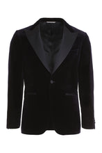 Load image into Gallery viewer, Single-breasted velvet jacket
