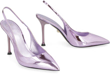 Load image into Gallery viewer, Sally leather slingback pumps
