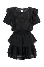Load image into Gallery viewer, Natasha frilled cotton mini-dress
