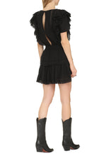 Load image into Gallery viewer, Natasha frilled cotton mini-dress
