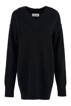 Load image into Gallery viewer, Legenda oversize virgin wool-cashmere blend sweater
