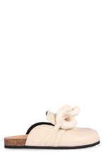 Load image into Gallery viewer, Chain leather mules
