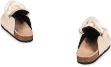 Load image into Gallery viewer, Chain leather mules
