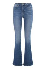 Load image into Gallery viewer, High-rise flared jeans

