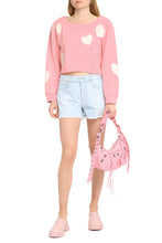 Load image into Gallery viewer, Angelou cropped cotton sweatshirt
