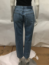 Load image into Gallery viewer, Destroyed straight leg jeans
