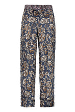 Load image into Gallery viewer, Lotus printed silk pants
