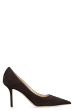 Load image into Gallery viewer, Love 85 suede pointy-toe pumps

