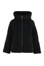 Load image into Gallery viewer, Hooded vegan fur jacket
