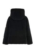 Load image into Gallery viewer, Hooded vegan fur jacket
