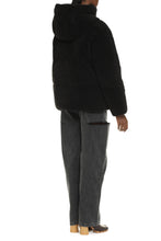 Load image into Gallery viewer, Hooded vegan fur jacket
